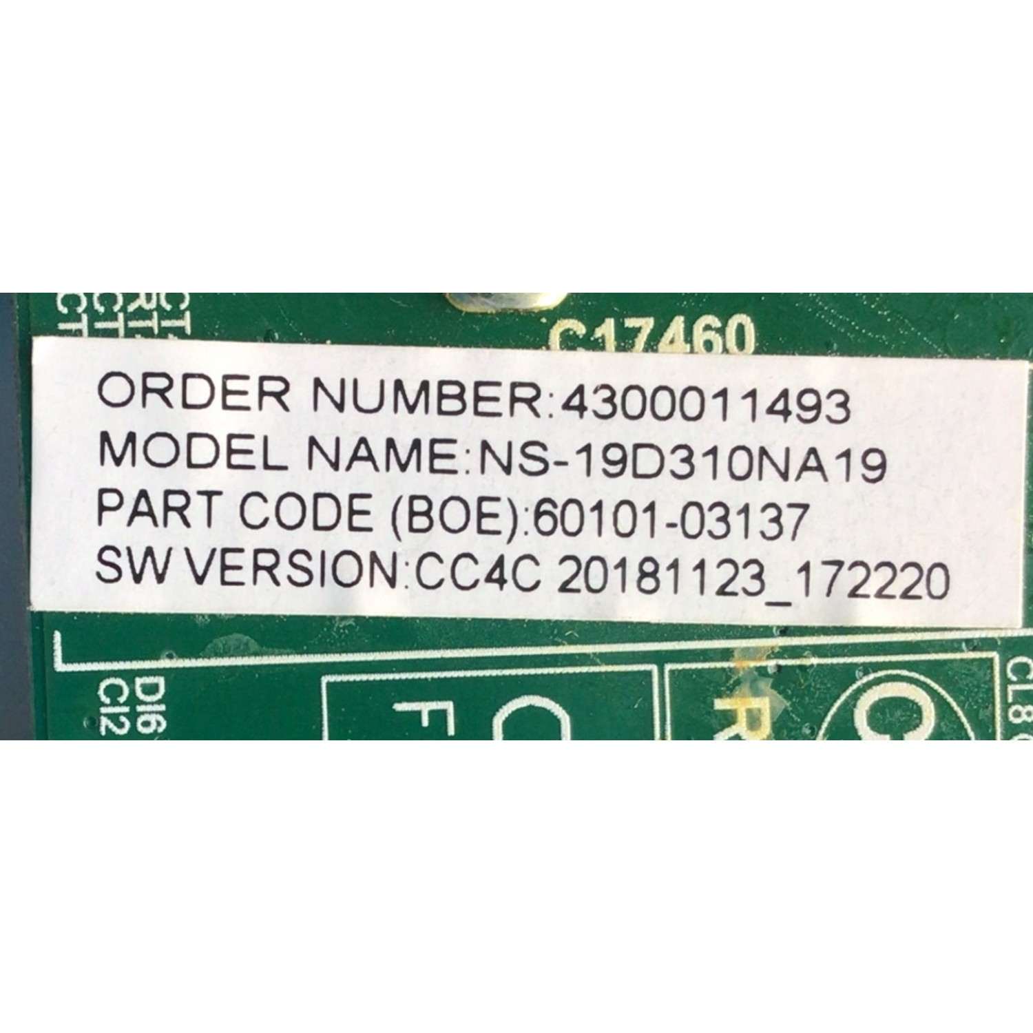 MAIN FUENTE PARA TV INSIGNIA / NUMERO DE PARTE 60101-03137 / TP.MS3553.PA592 / 4300011493 / 20181123_172220 / N18124028-0A02866 / MODELO NS-19D310NA19	 - Imagen 3